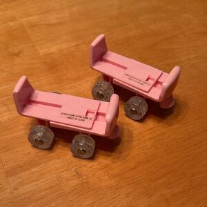 Build a Bear Workshop Pink Bear/Plush Roller Skate Toy Accessories - Pair of 2